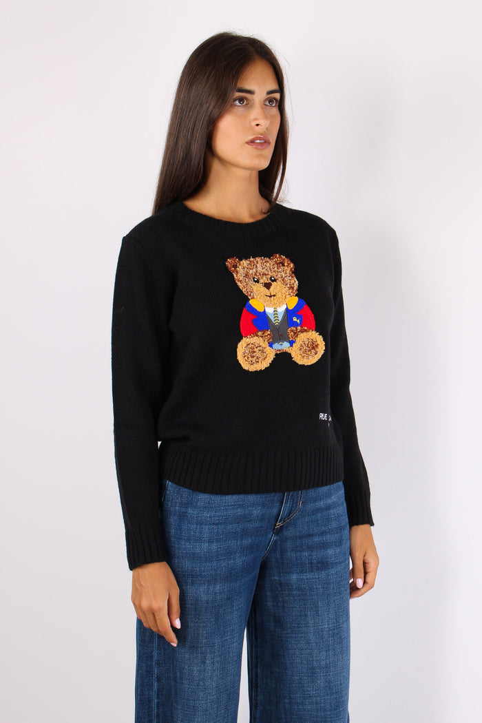 Pullover Orsetto Black-7