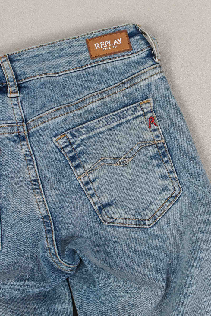 Denim Trombetta Elasticizzato Denim-5
