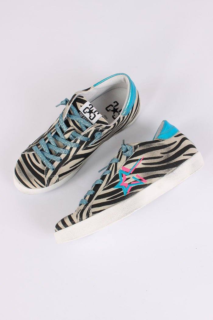 Sneakers Prime Star Zebra Zebra/fucsia-3