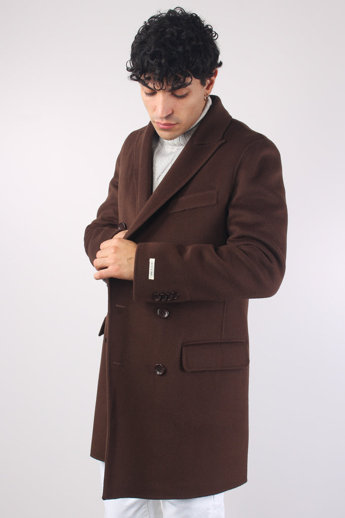 Gregorio Db Cappotto Doppiop Cioccolato-8