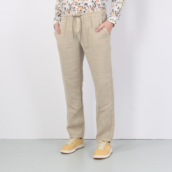 Pantalone Coulisse Relaxed Sabbia-2