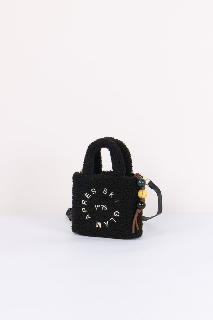 Ski Glam Mini Shopping Teddy Nero-2