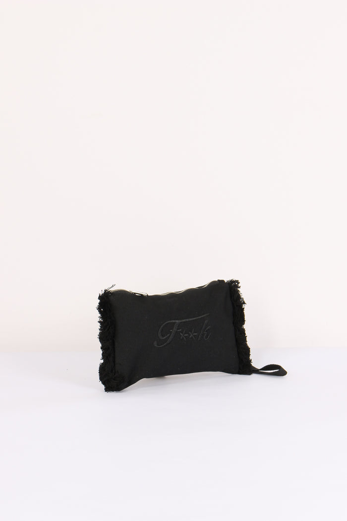 Pochette Canvas Logo Nero-5