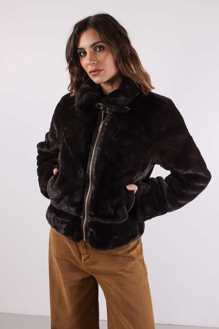 Bomber Profilo Ecopelle Peated-6