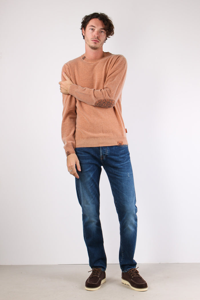 Maglia Girocollo Toppa Fantasi Ruggine