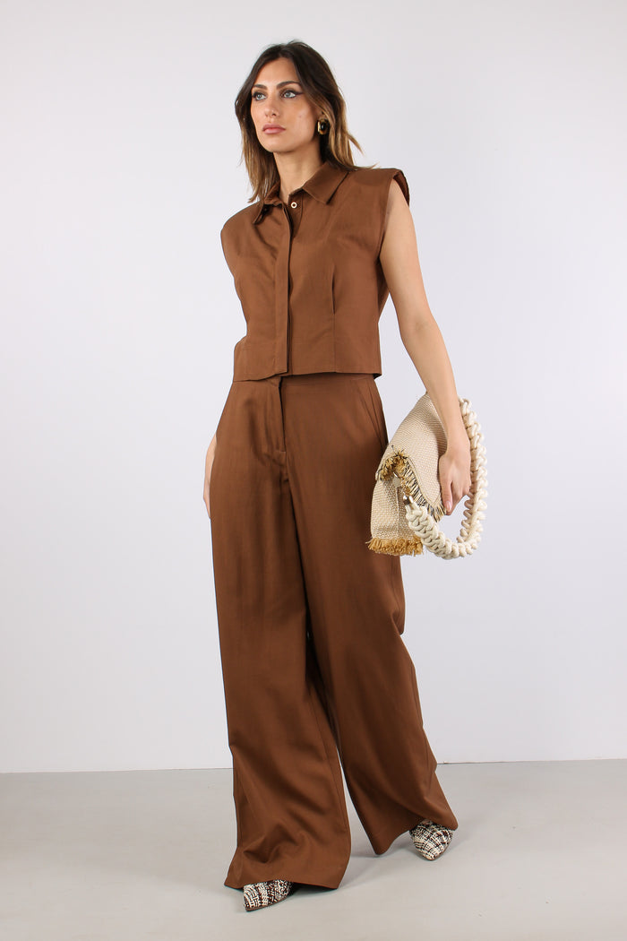 Pantalone Vita Alta Palazzo Terra-5
