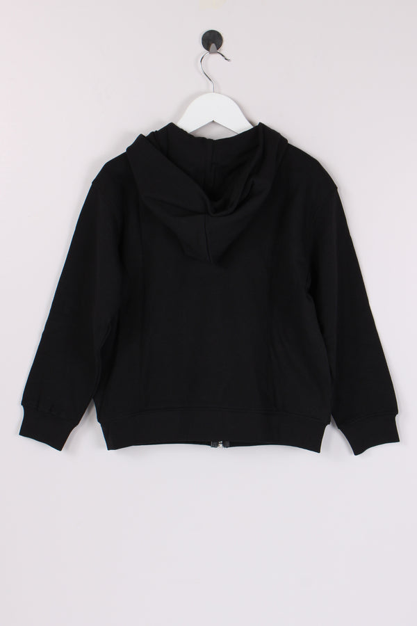 Felpa Full Zip Cappuccio Nero-2