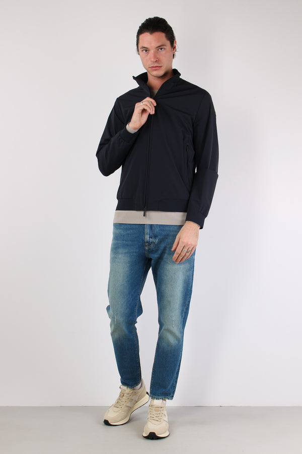 Giubbotto Zip Montecristo Light Blue