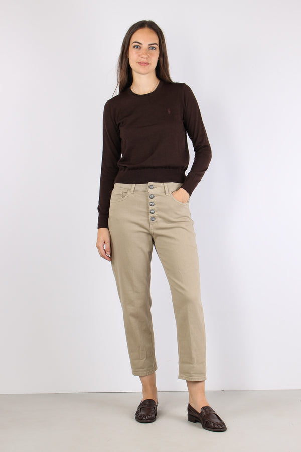 Koons Denim Bull Bottone Gioiello Natural