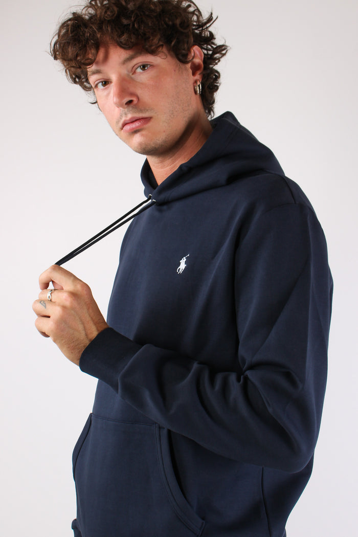 Felpa Cappuccio Tasca Aviator Navy-6