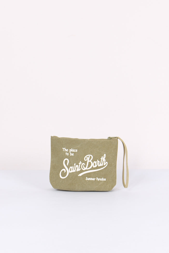 Aline Pochette Canvas Militare-4