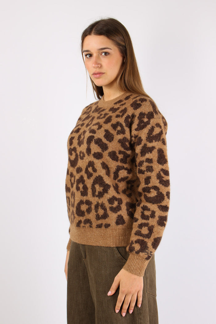 Maglia Stampa Animalier Leopard-4