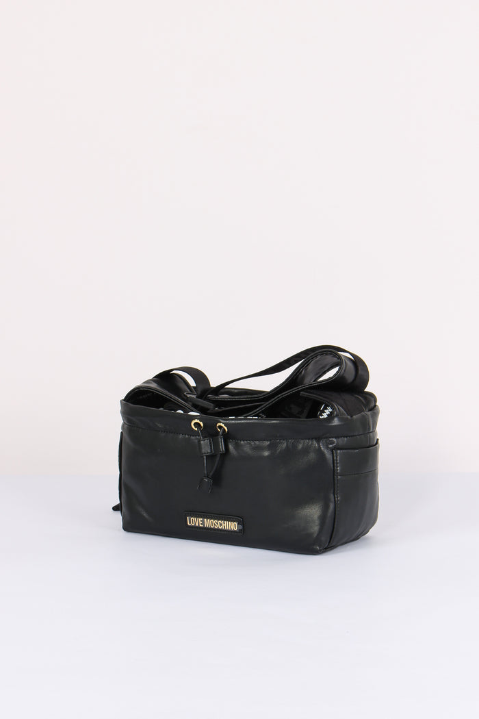 Maxi Nylon Logo Nero-2