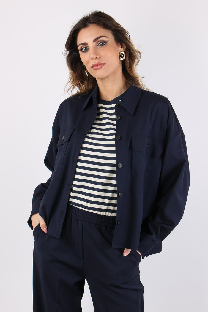 Wkdmulino Giacca Camicia Blu-4