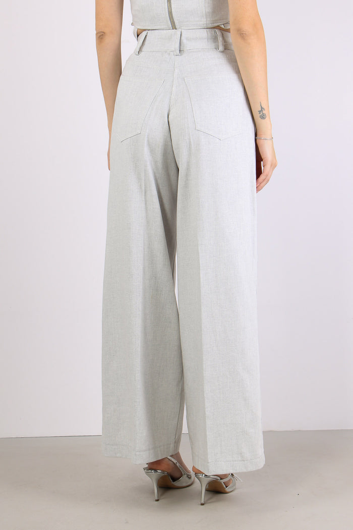 Pantalone Palazzo Coulisse Pearl-4