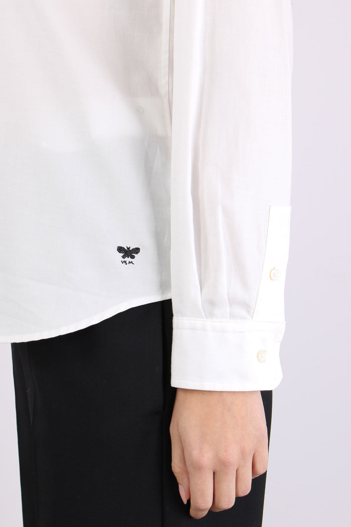 Nichel Camicia Cotone Basica Off White-7