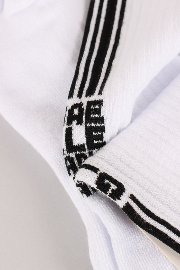 Calzini Logo Banda Bianco-3