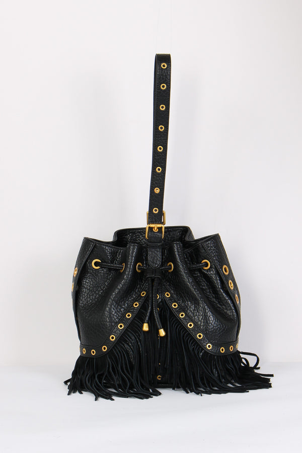 Secchiello Frange Occhiello Black