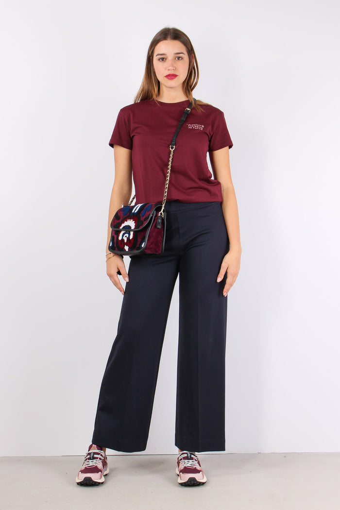 Pantalone Punto Milano Diagona Blu