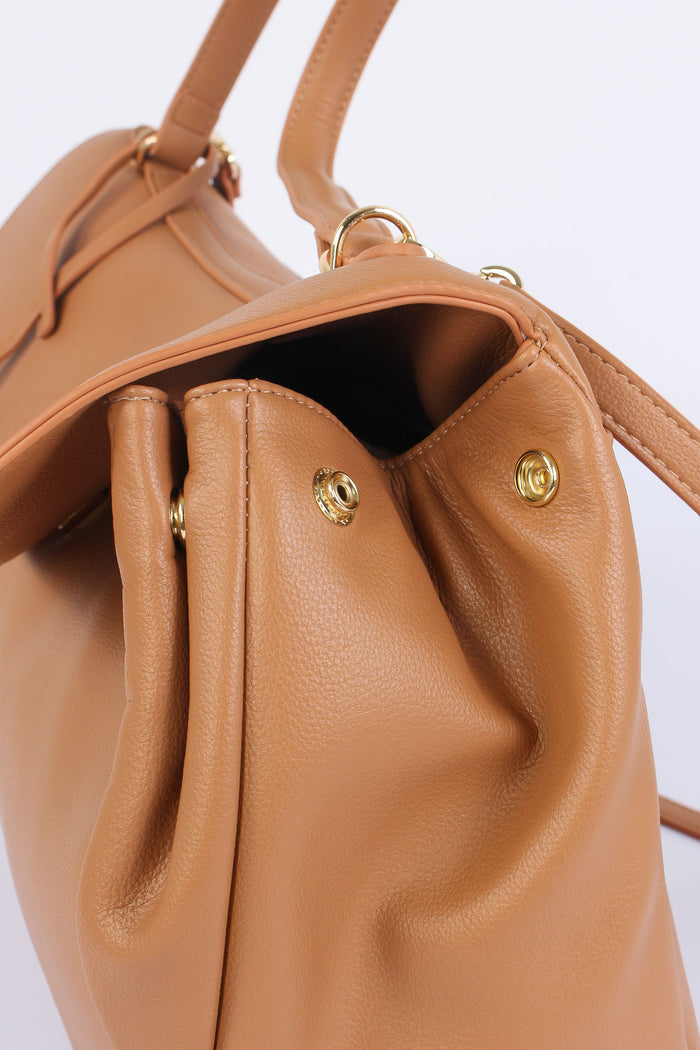 Maxi Busta Clip Caramello-6