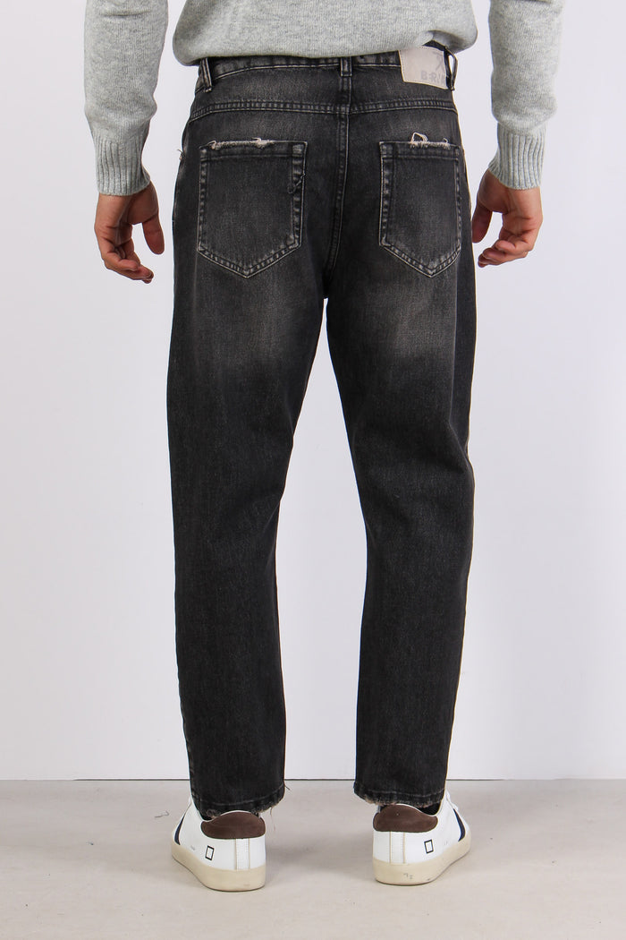 Denim Cropped Nero-4