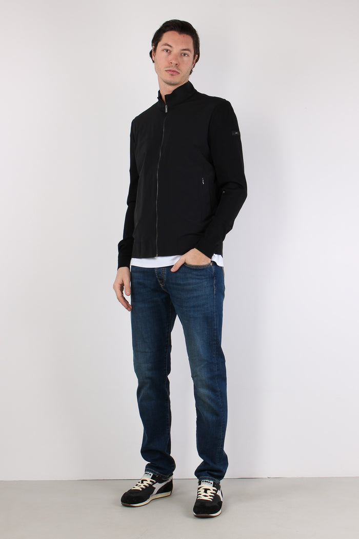 Giubbotto Bimateriale Black-6