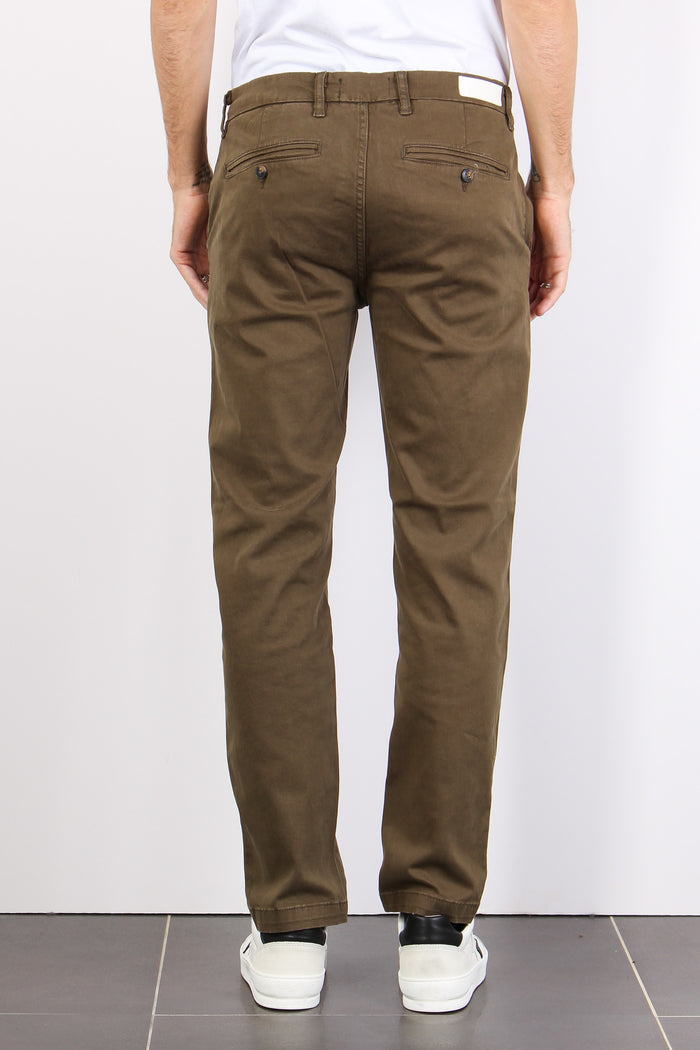 Pantalone Chino Basico Army-3