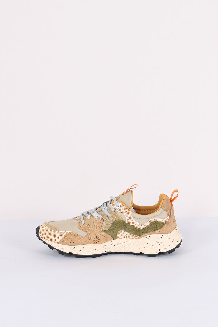 Sneakers Yamano  Cow Velour Beige/brown-6