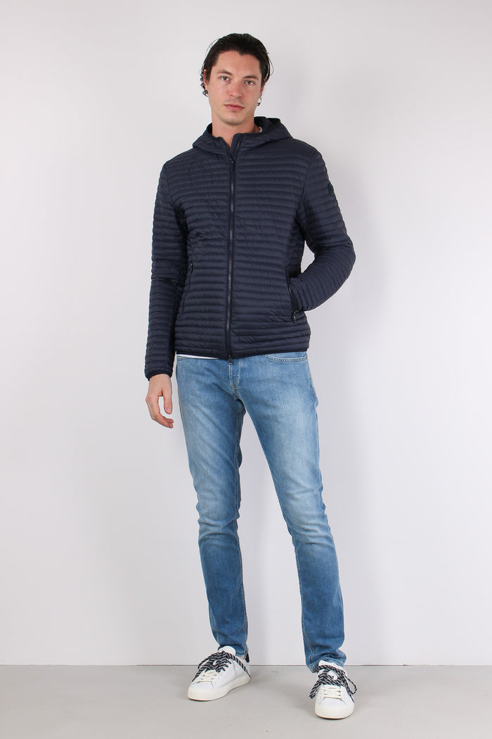 Piumino Cappuccio 100 Grammi Navy-3