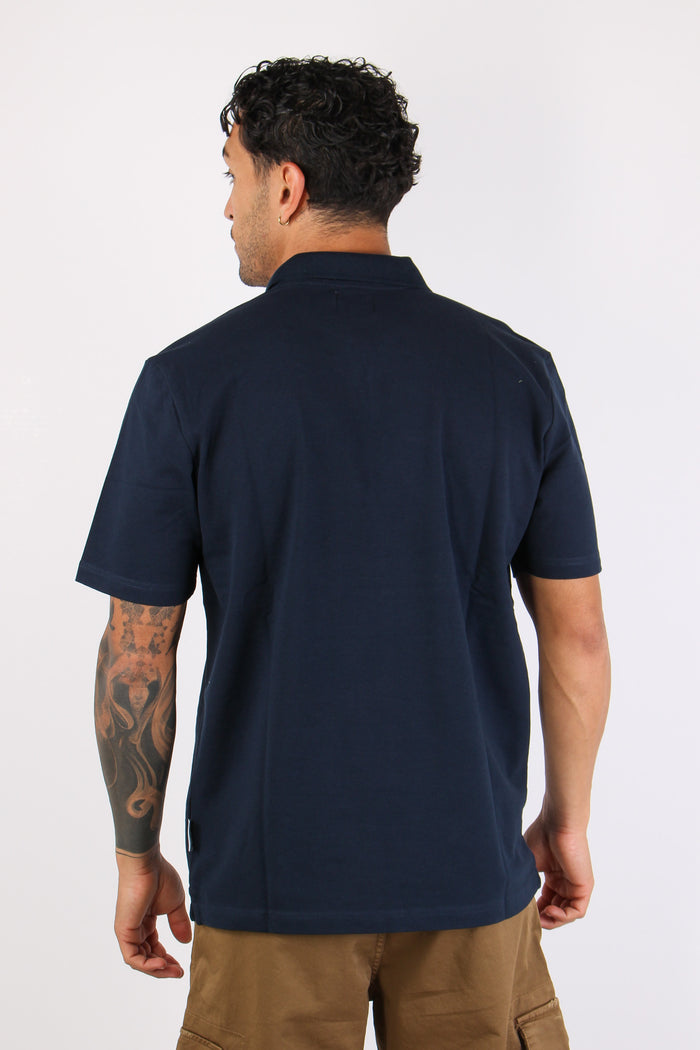 Polo Derby Piquet Navy-4