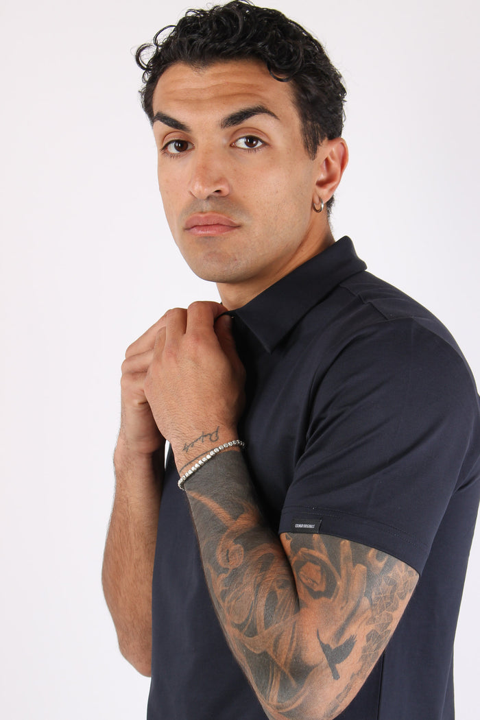 Polo Technical Piquet Navy-9