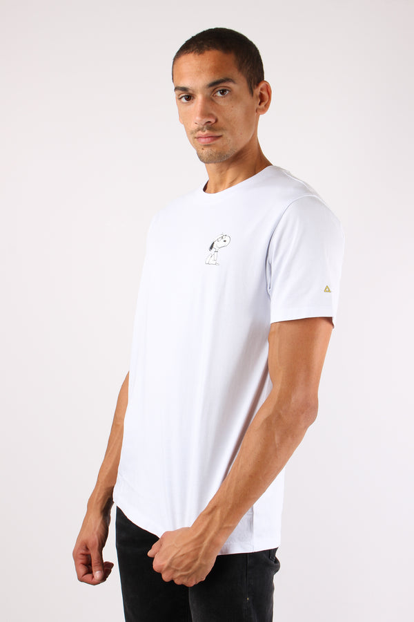 T-shirt Logo Laterale Bianco-2