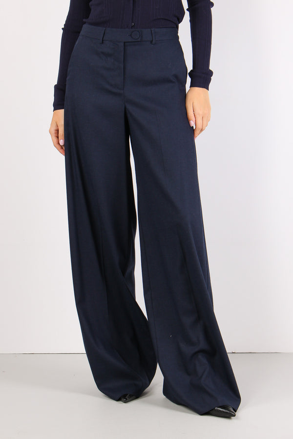 Mllapice Pantalone Palazzo Blu-2