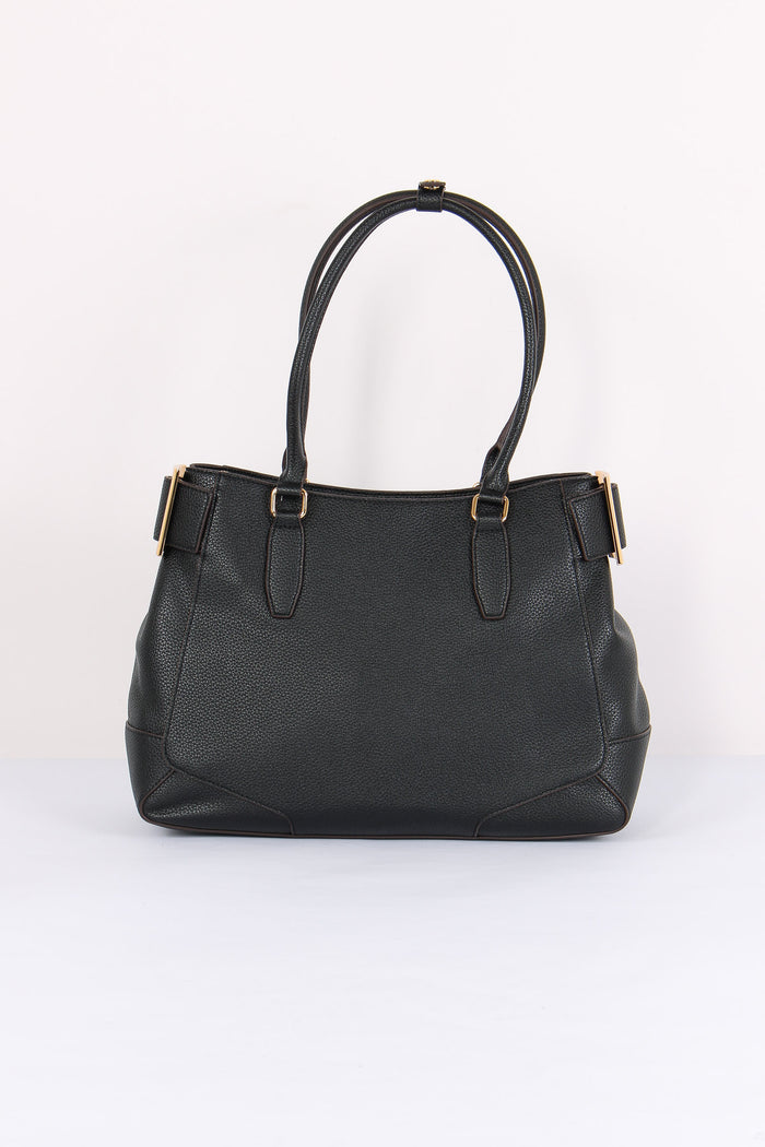 Shopping Martellata Fibbia Nero-3