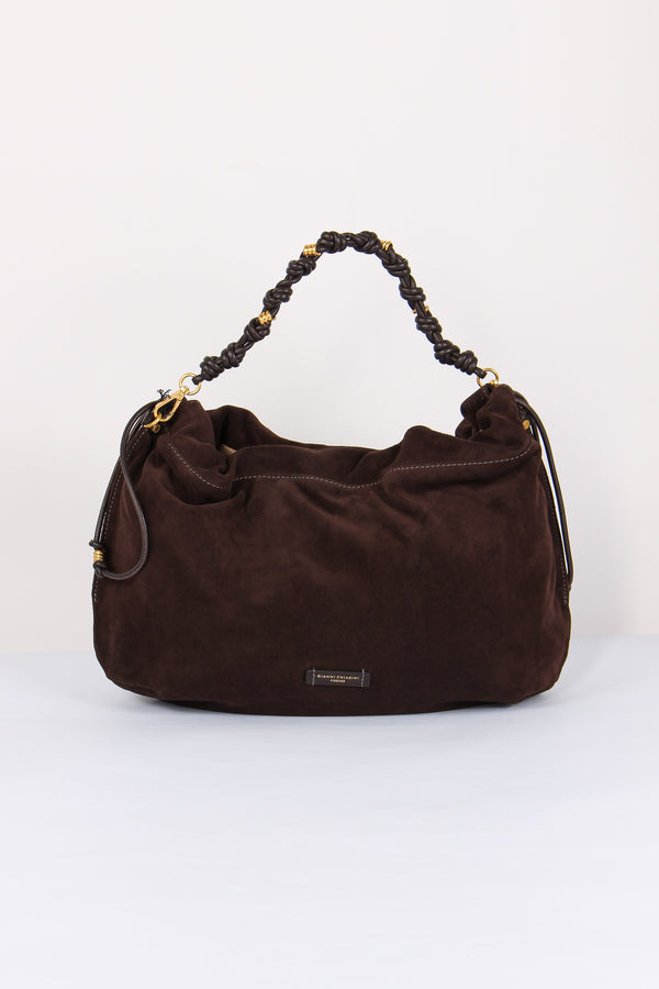 Morgana Shopping Arriccio Suede Moka