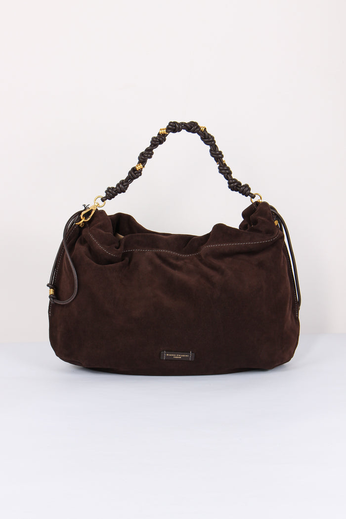 Morgana Shopping Arriccio Suede Moka