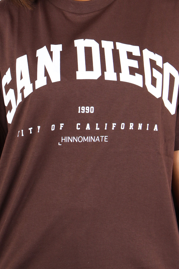 T-shirt Over San Diego Cioccolato-10