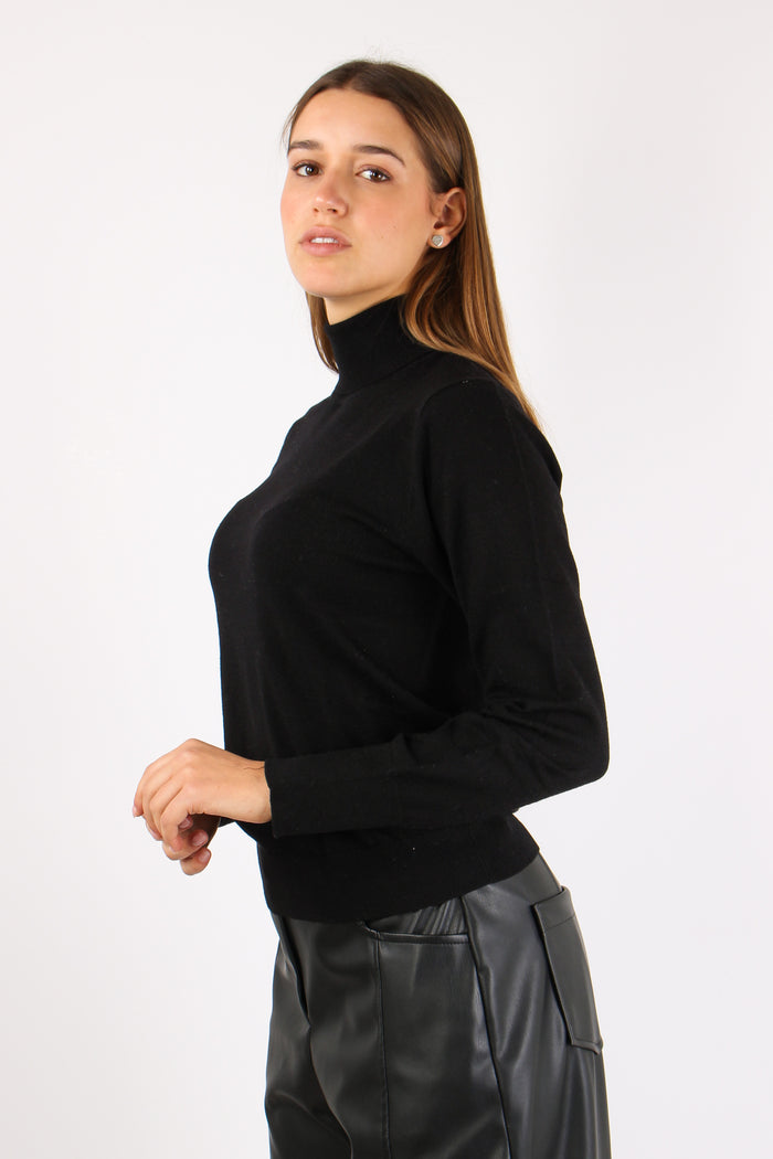 Lupetto Viscosa Nero-4