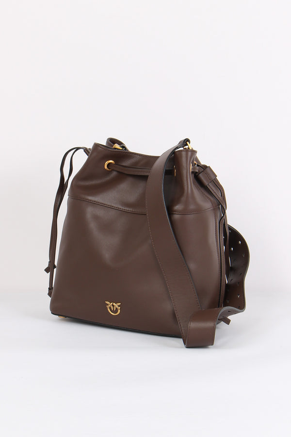 Secchiello Pelle Liscia Marrone/castagna-2