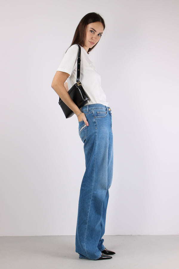 Denim Palazzo Light Blue