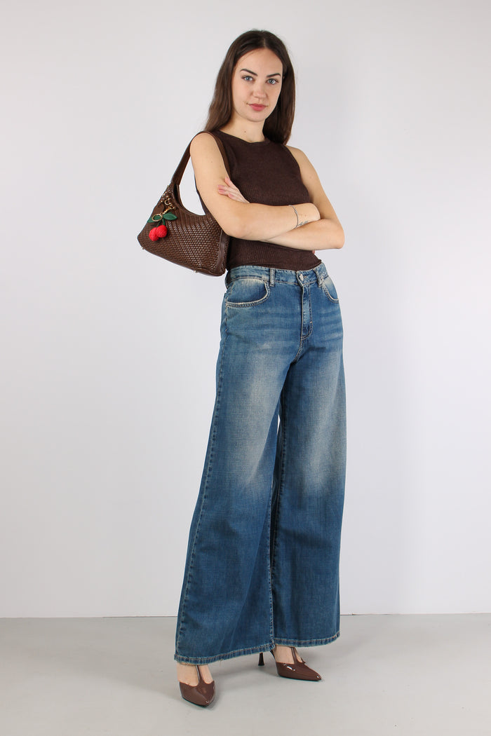 Denim Palazzo Denim Chiaro
