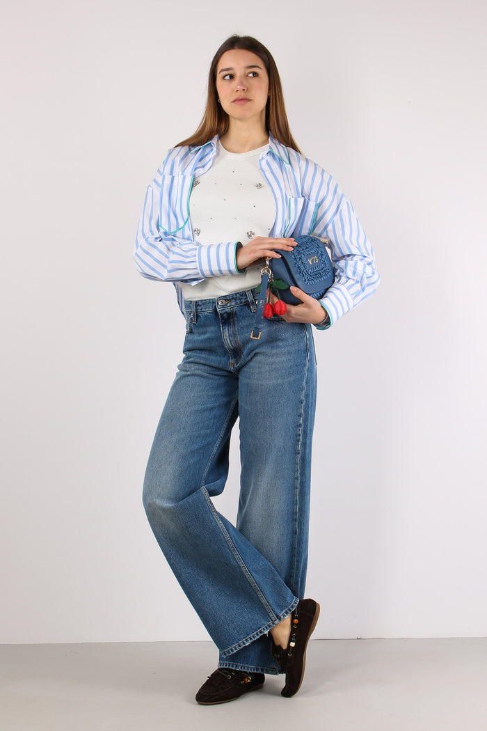 Canotta Costina Applicazioni Panna