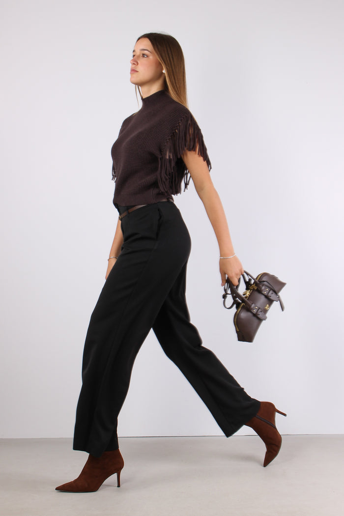 Gilet Punto Pannocchia Frange Moro-7