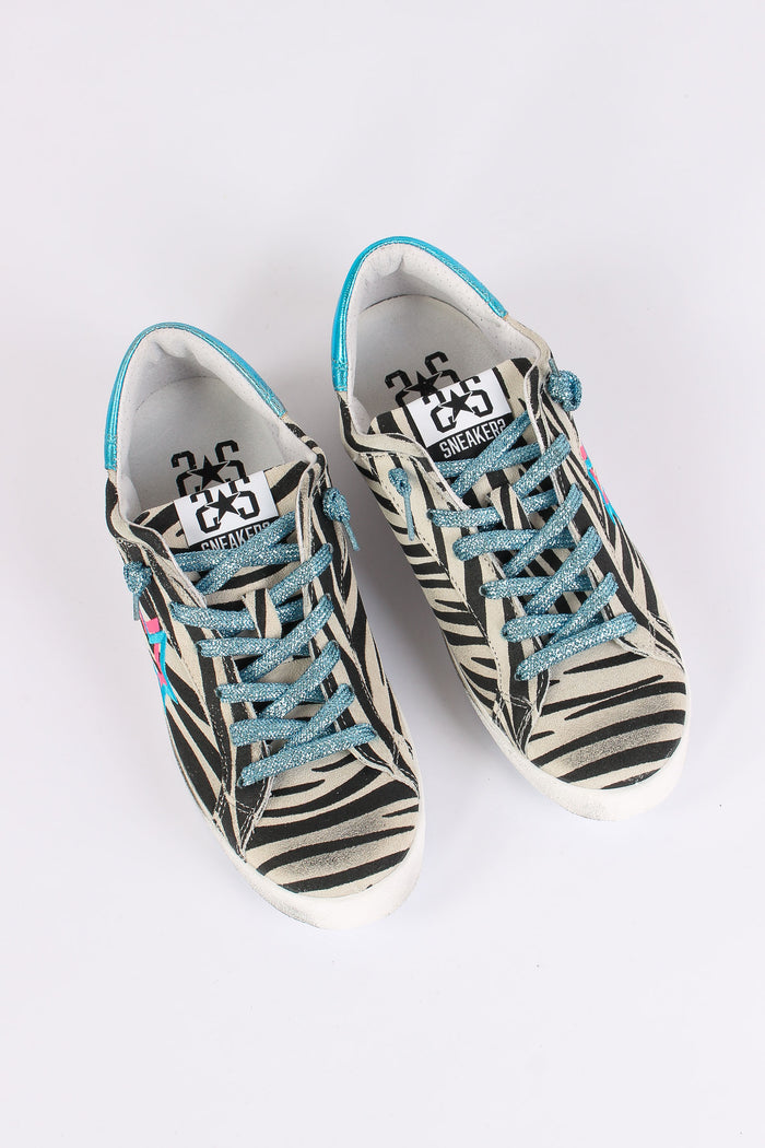 Sneakers Prime Star Zebra Zebra/fucsia-6