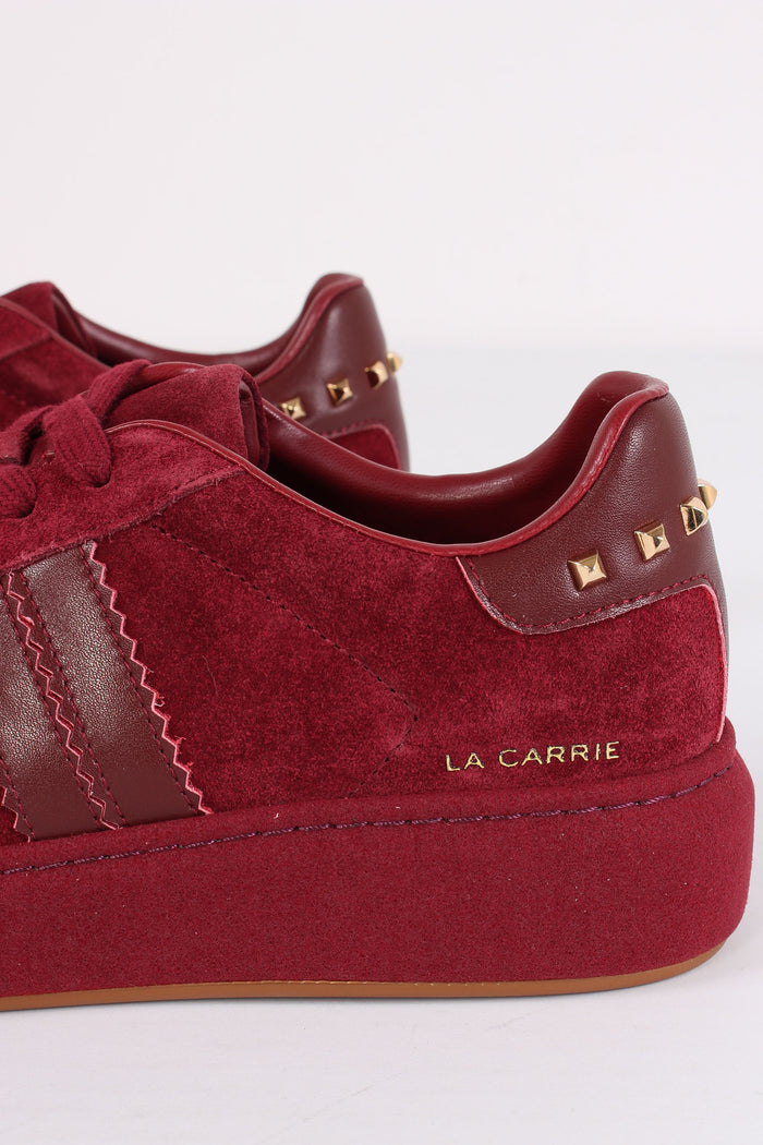 Sneakers Camoscio Borchie Prugna-6