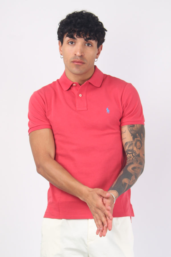 Polo Slim Fit Piquet Nantucket Red-2