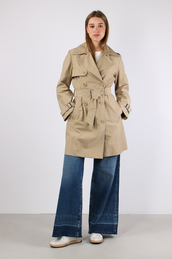 Trench Lungo Cotone Sand-7