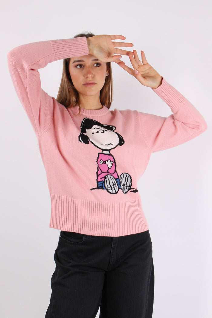 Maglia Ricamo Grande Rosa-5