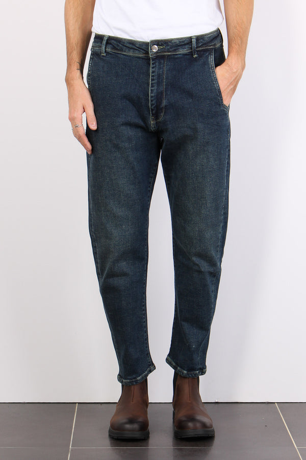 Denim Ergo Fit Denim Scuro-2