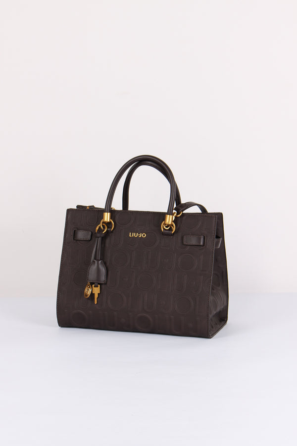 Shopping Logo 3d Deep Brown-2
